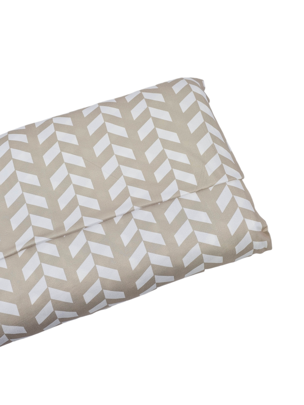 *Unique Design* Double Brushed Poly Chevron Beige