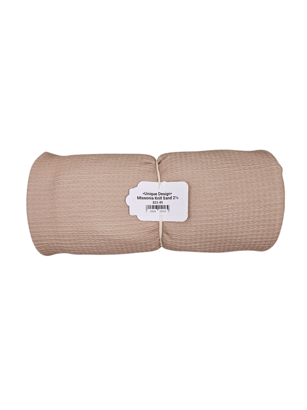 *Unique Design* Missonia Knit Sand 2⅓ Yd