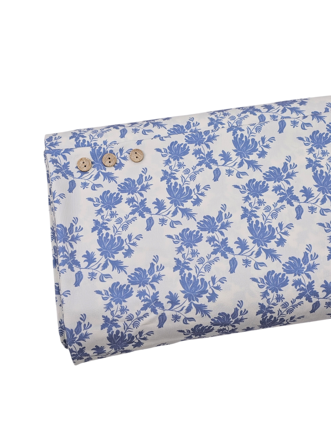 Cloud Poly Victorian Vines Denim Blue