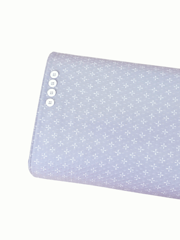 Swiss Dot Knit Mini Sketch Silver