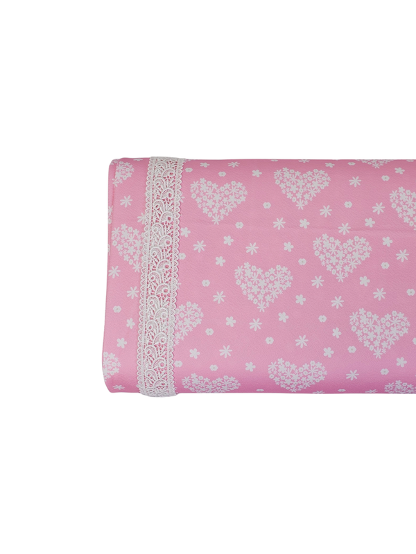 *Unique Design* Liverpool Botanical Hearts Pink