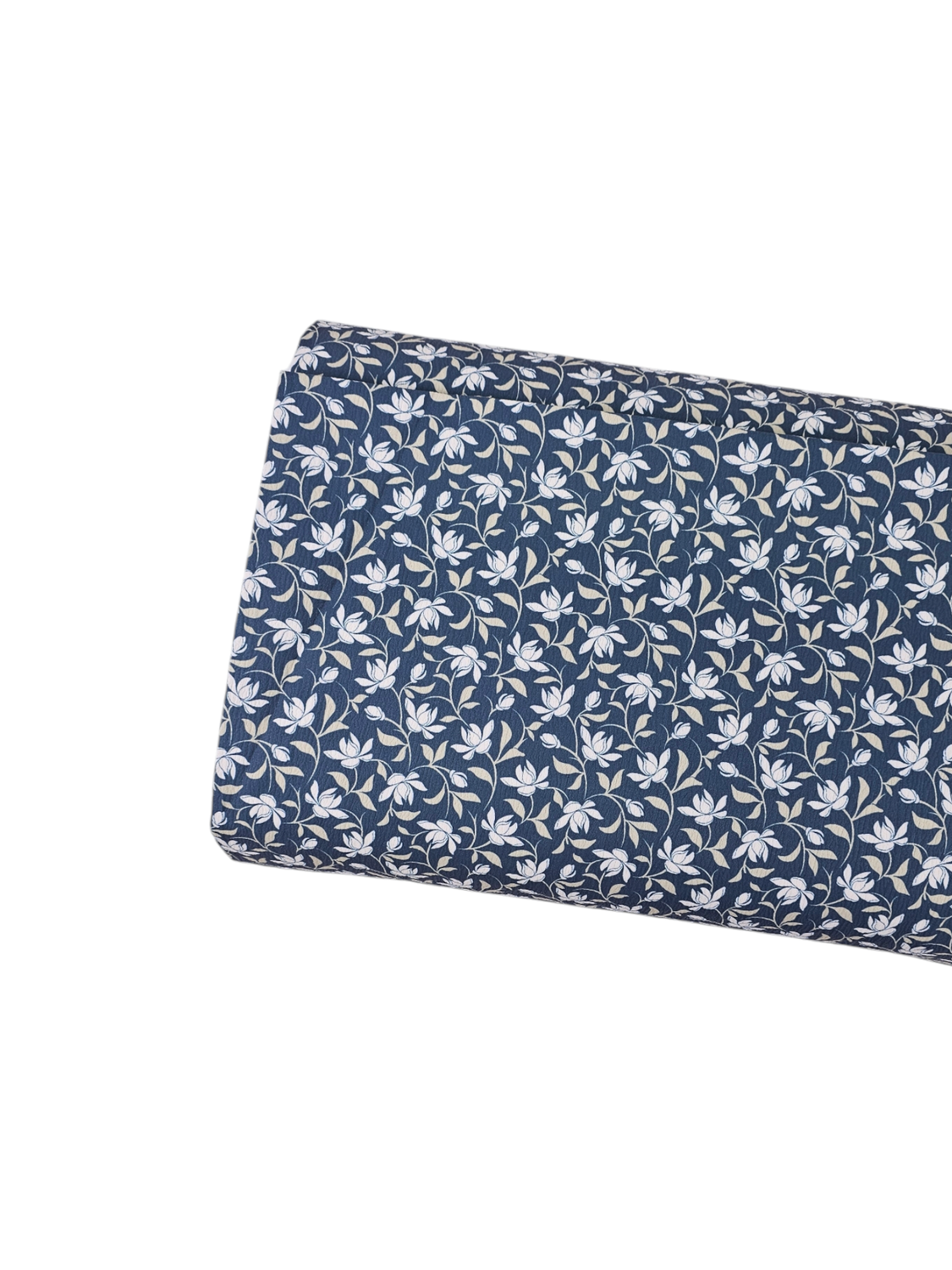 * Unique Design * Pineskin Sm Ivory Blossom Navy