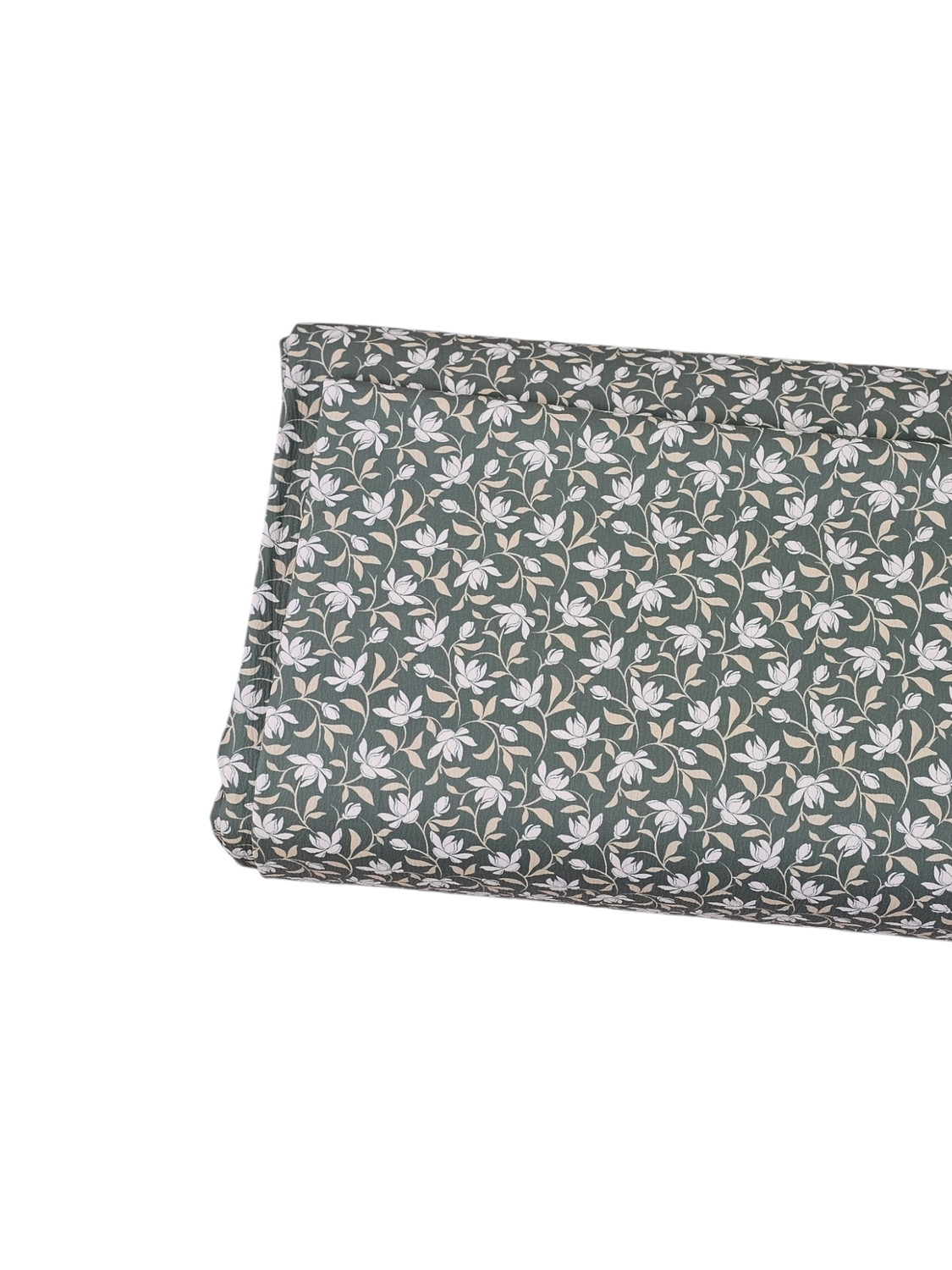 * Unique Design * Pineskin Sm Ivory Blossom Green