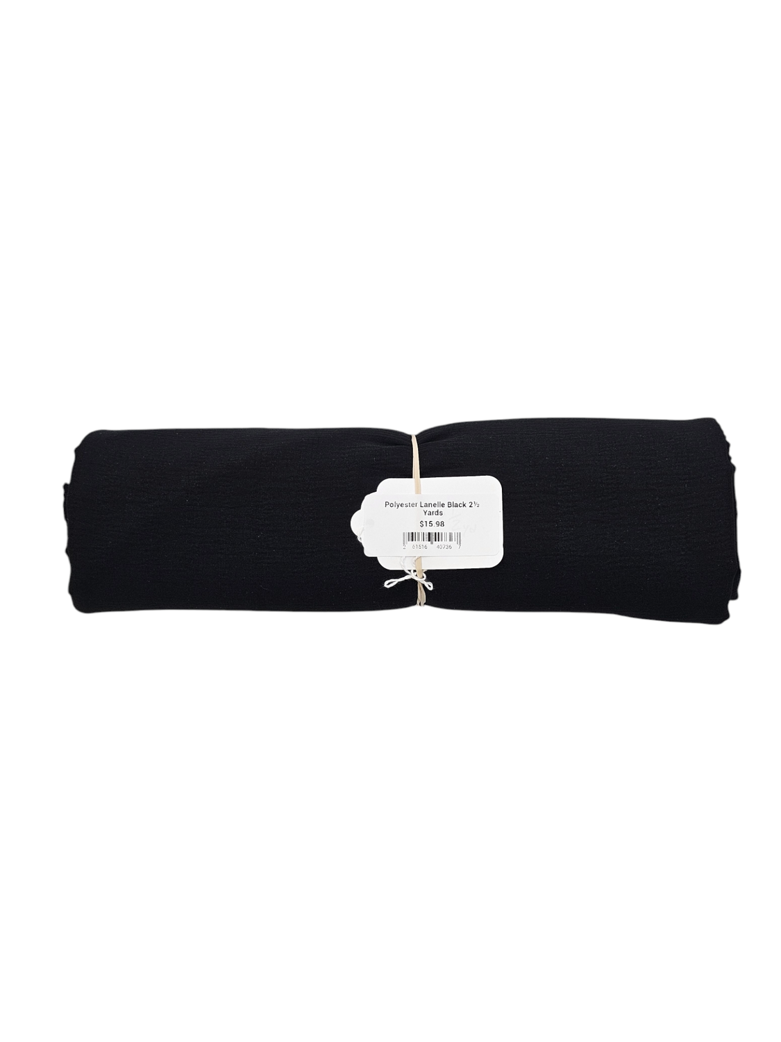 Polyester Lanelle Black 2½ Yards
