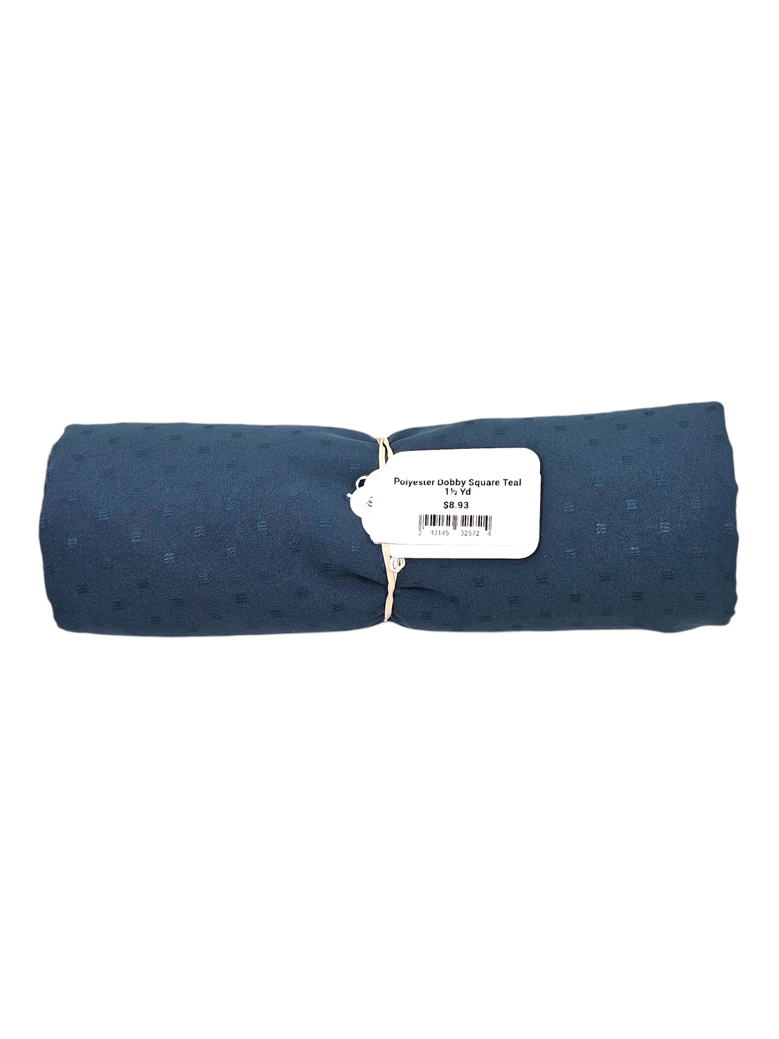 Polyester Dobby Square Teal 1½ Yd