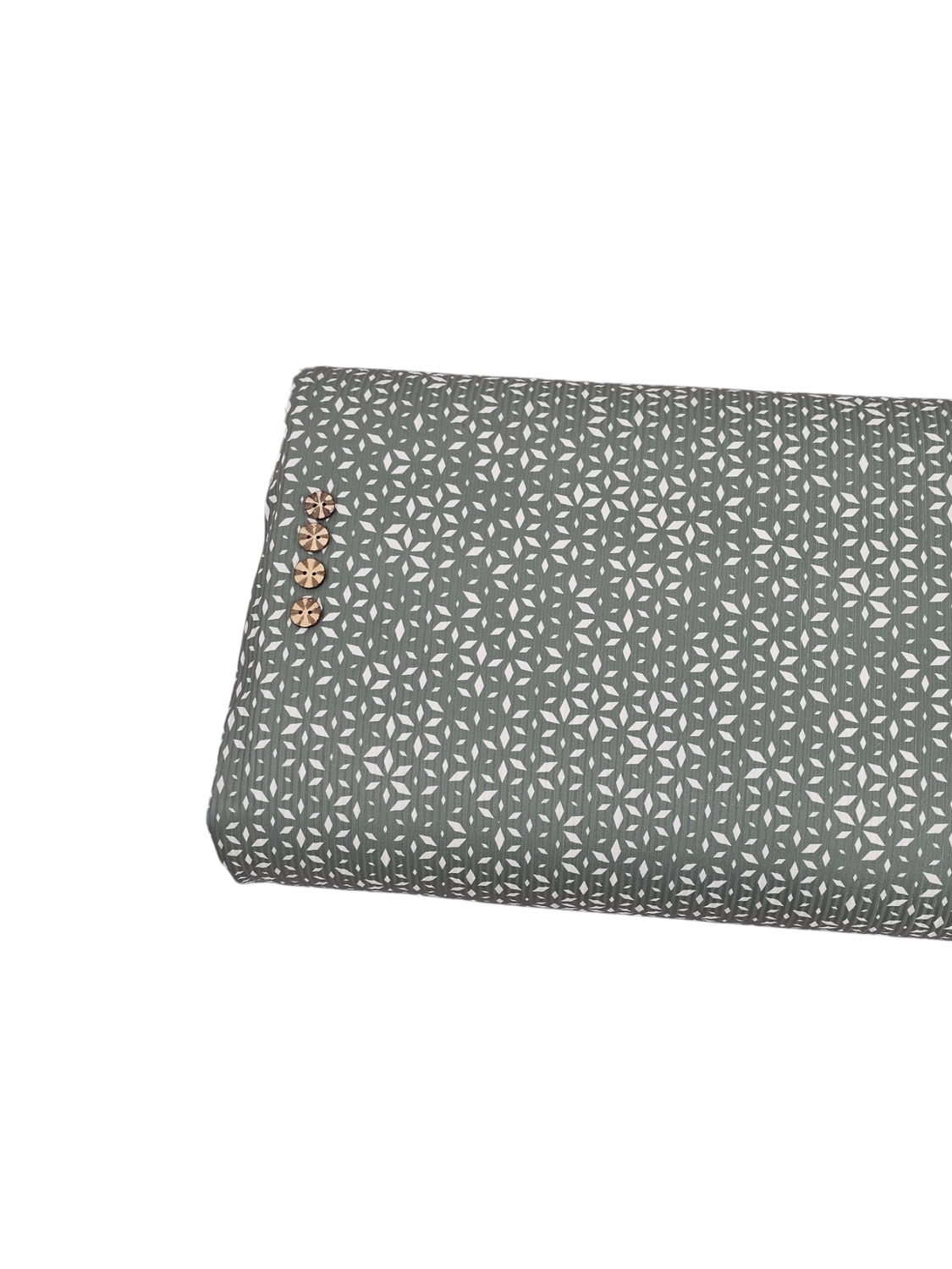 * Unique Design * Mini Poly Ribbed Knit Starlight Diamond Green