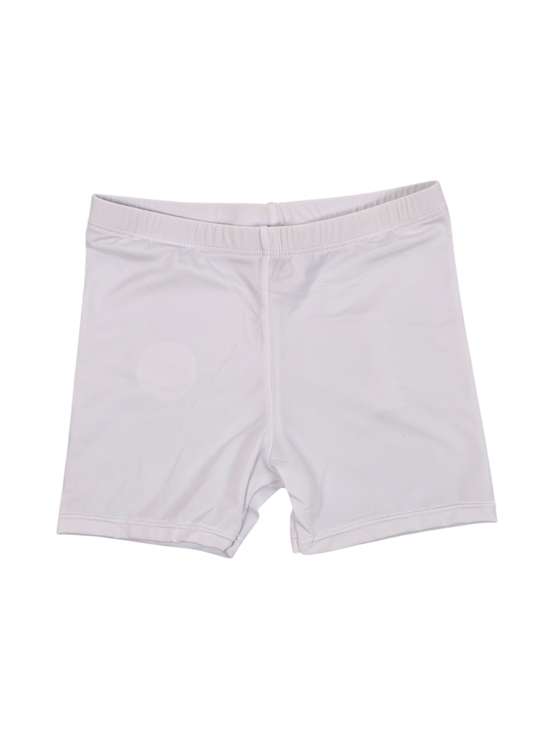 White Biker Shorts 2T