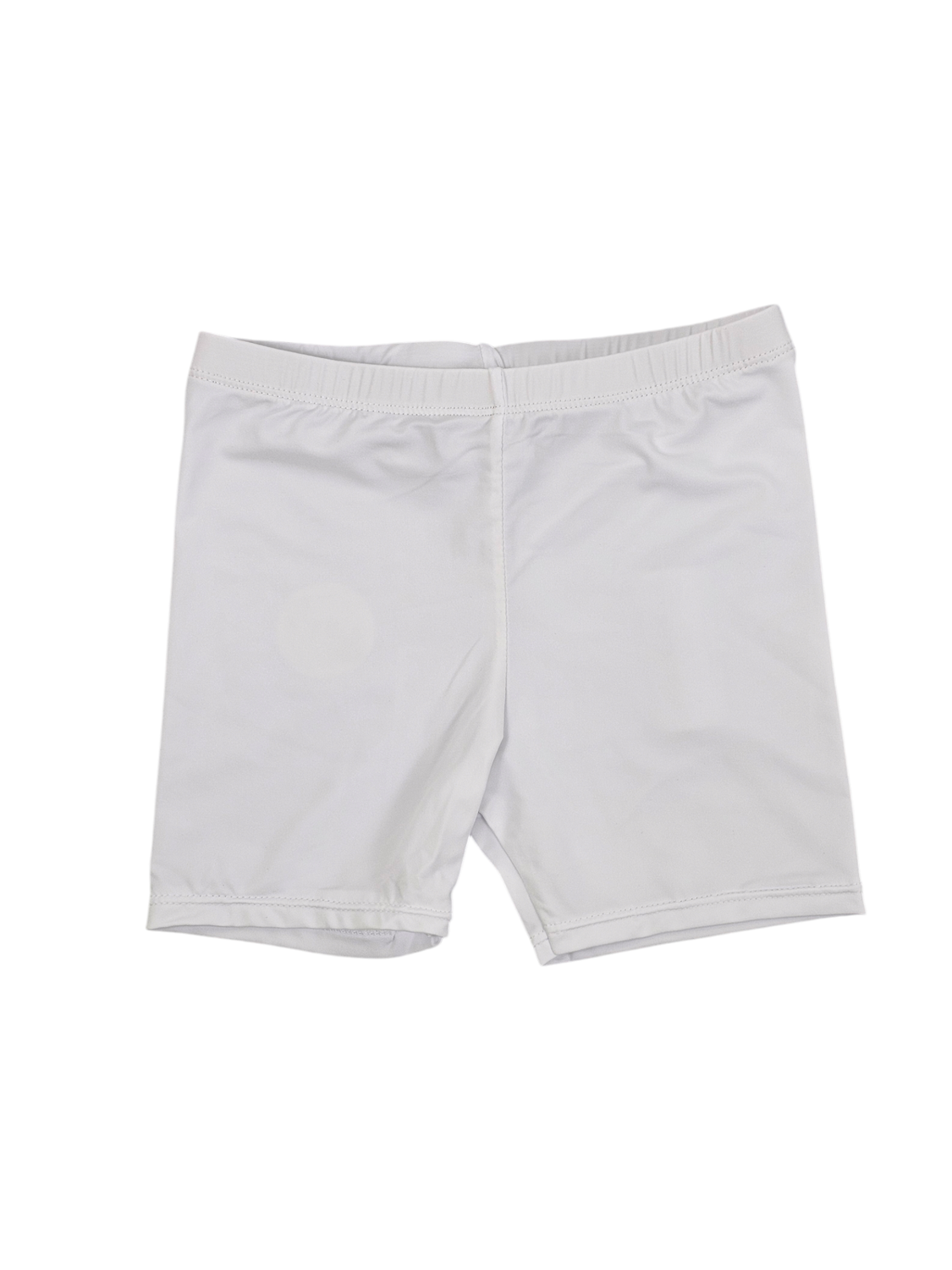 White Biker Shorts 3T