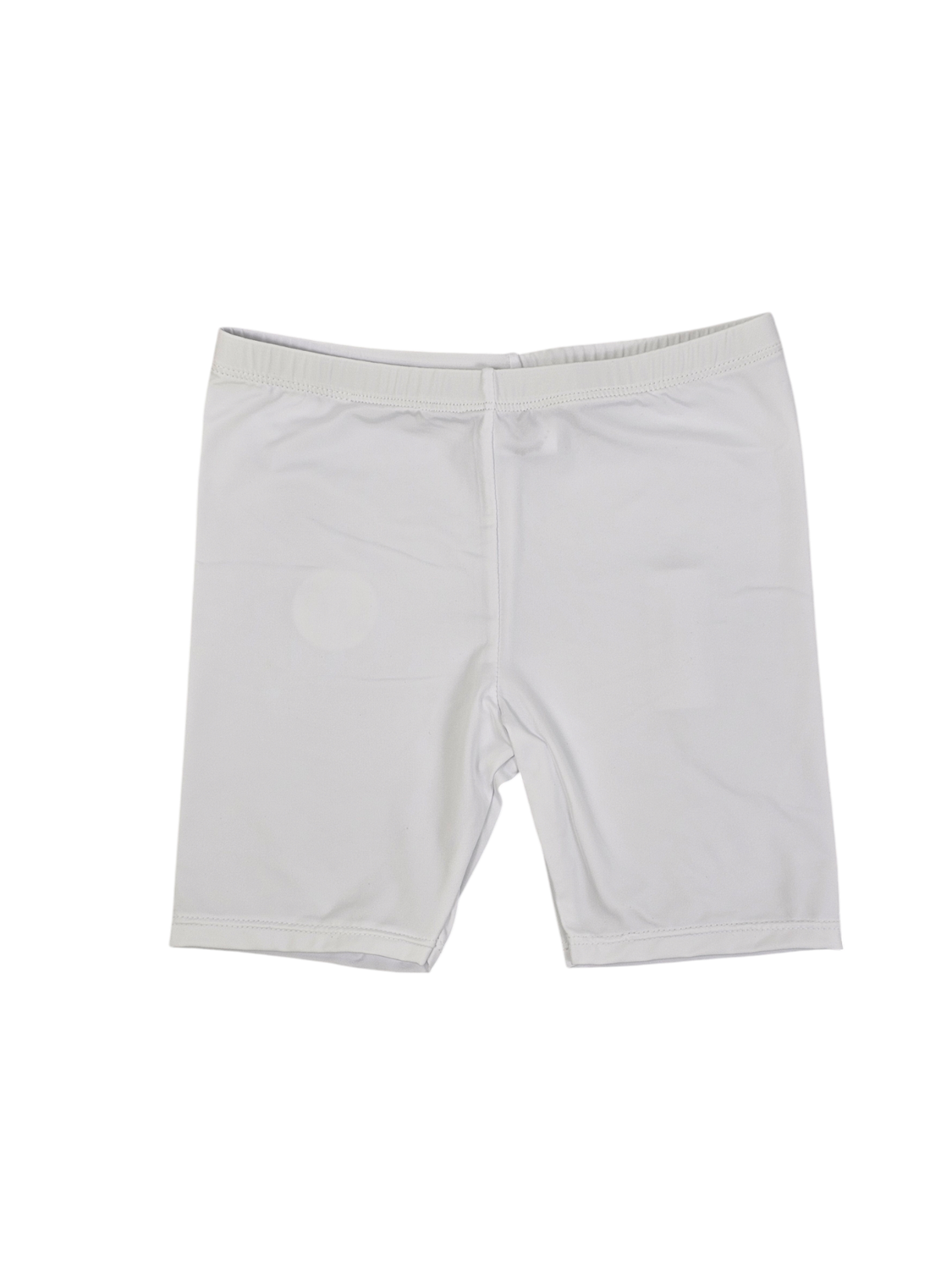 White Biker Shorts 5T