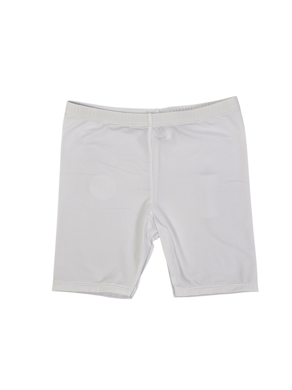 White Biker Shorts 5T