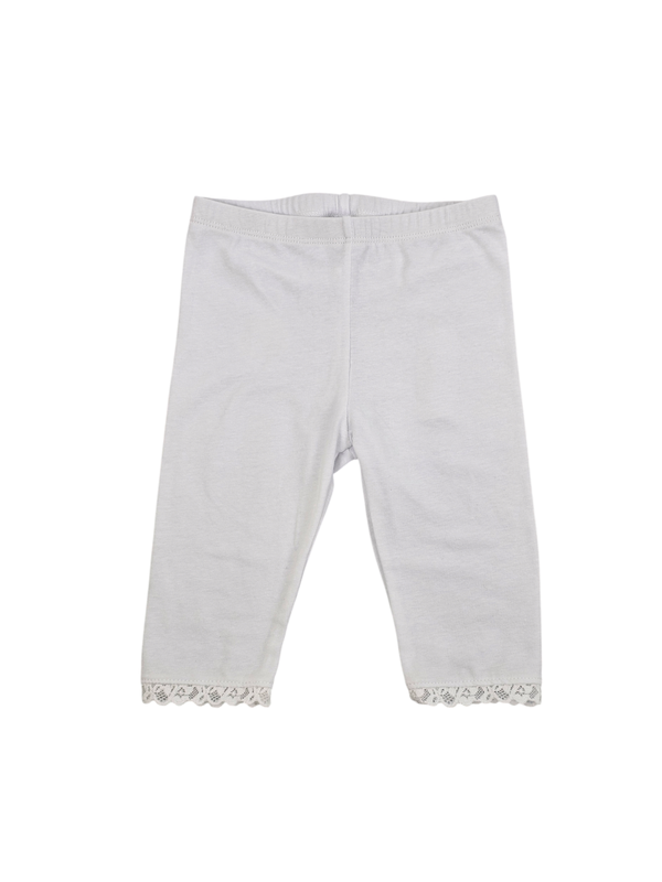 White 3/4 Length Leggings 18 Mo