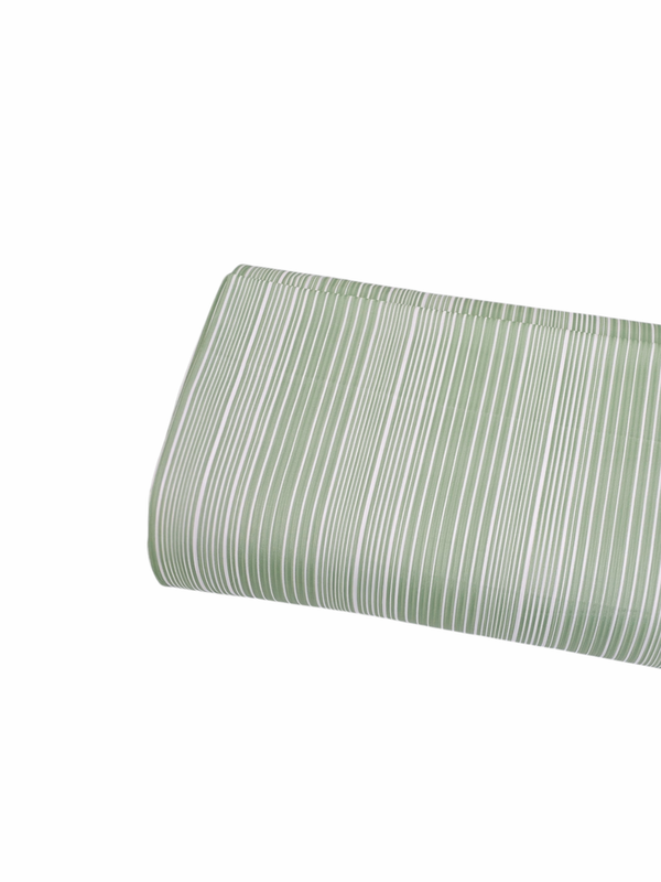*Unique Design* Mini Poly Ribbed Knit Mint Stripes