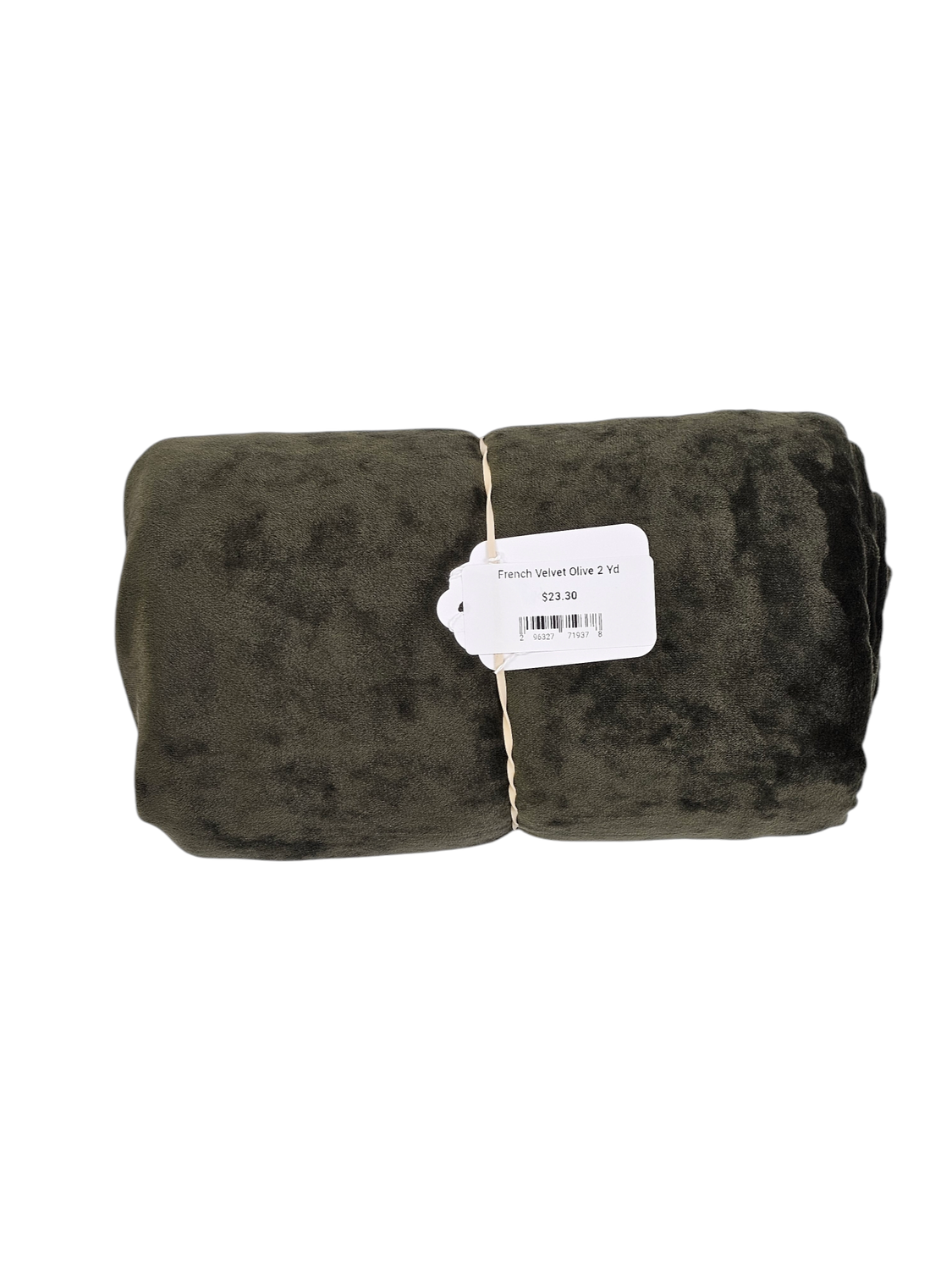 French Velvet Olive 2 Yd