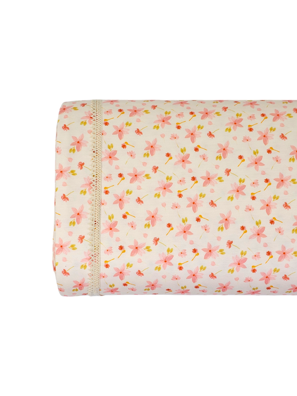 *Unique Design* French Terry Sunny Blossom Pink