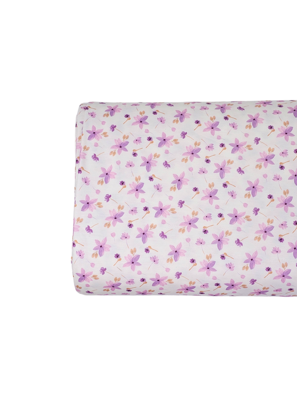 *Unique Design* French Terry Sunny Blossom Lavender