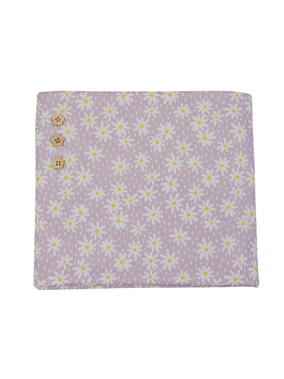 *Unique Design* Mini Poly Ribbed Knit Daisy Dash Lavender