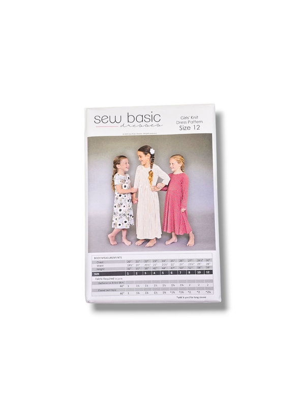 Girls Knit Dress Pattern Size 12