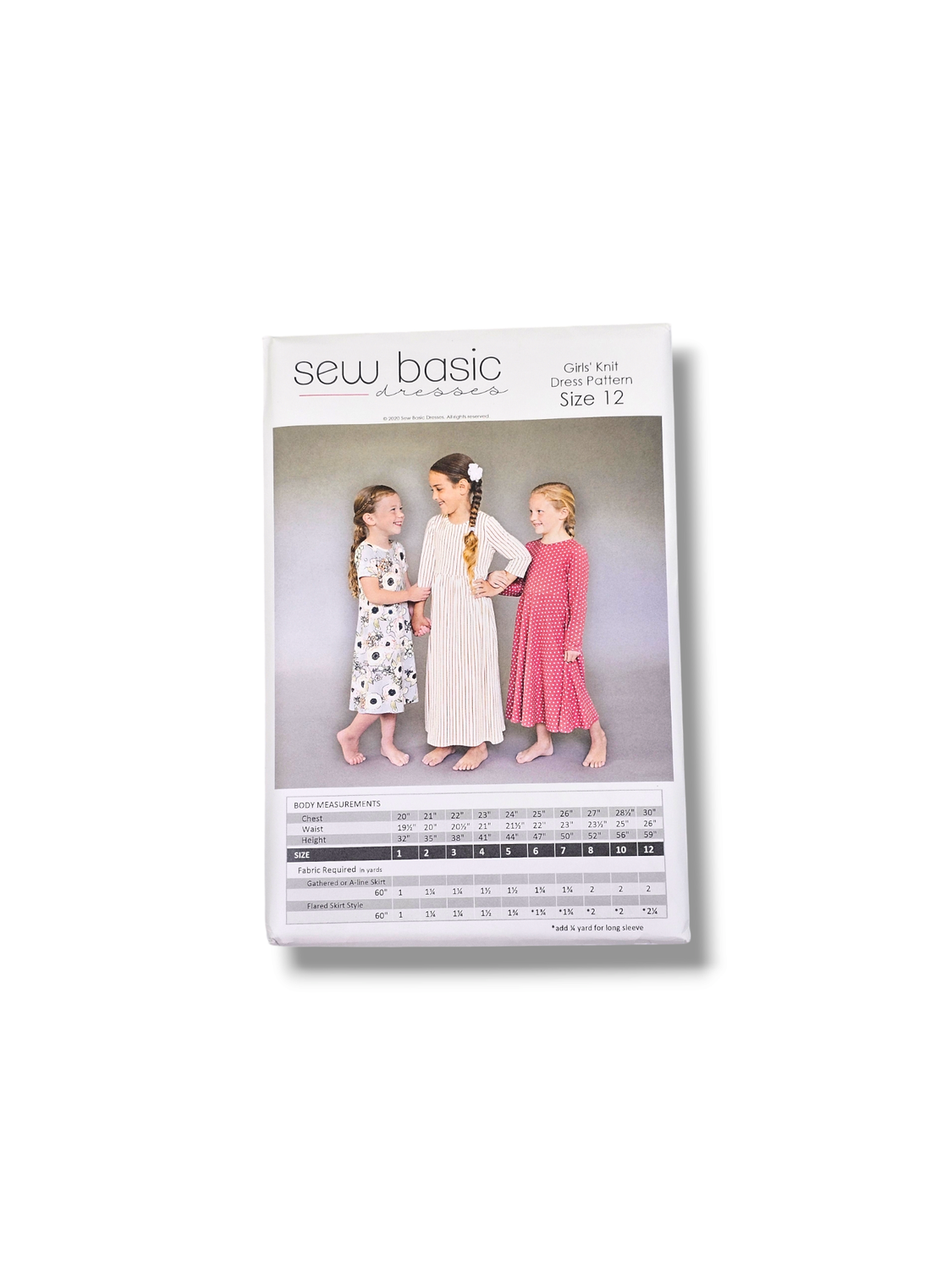 Girls Knit Dress Pattern Size 12