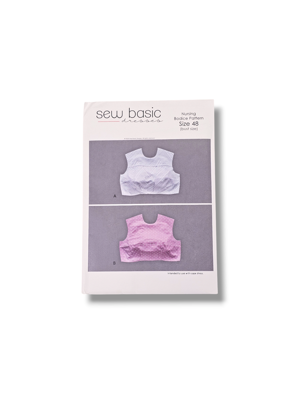 Nursing Bodice Pattern Size 48