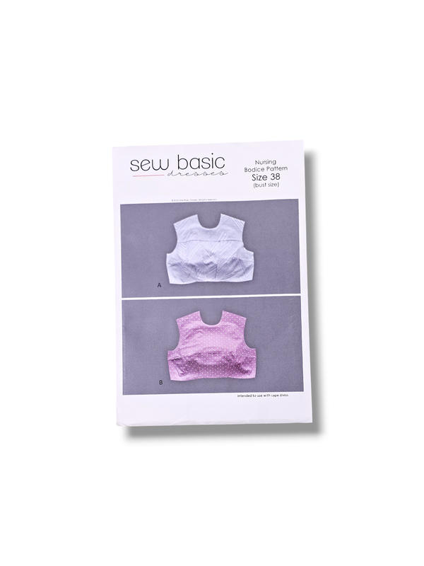 Nursing Bodice Pattern Size 38