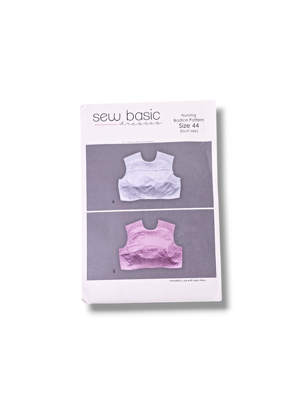 Nursing Bodice Pattern Size 44