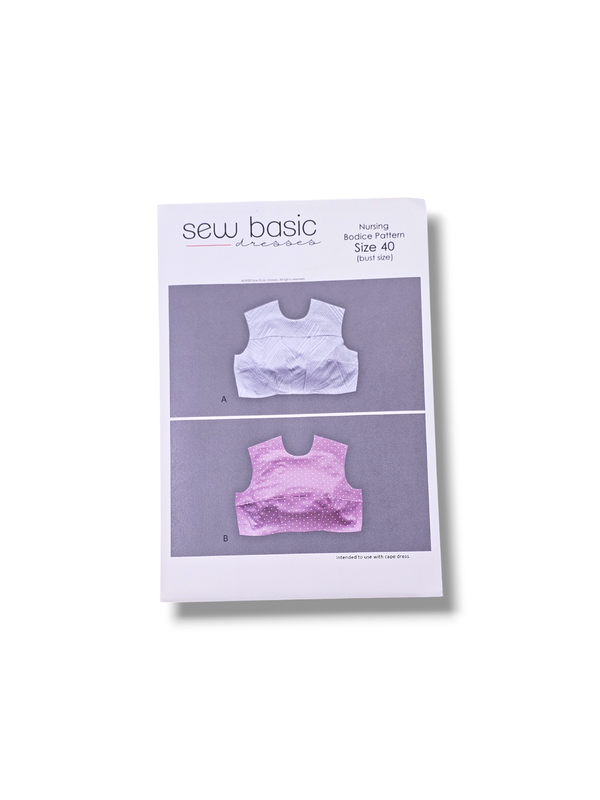 Nursing Bodice Pattern Size 40