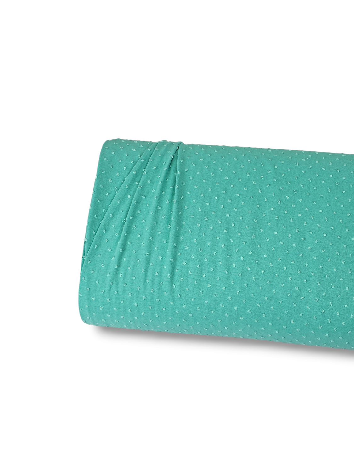 Micro Swiss Dot Bright Seafoam