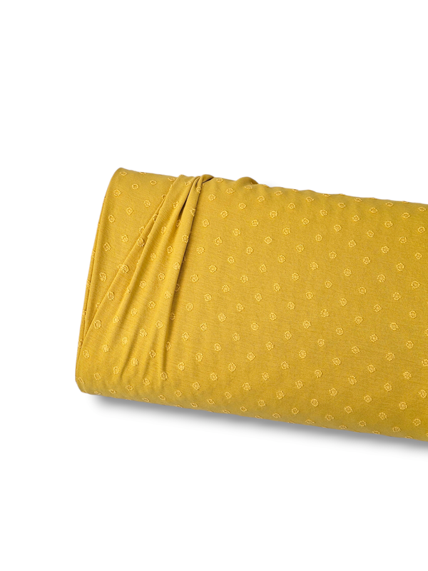 Round Swiss Dot Mustard