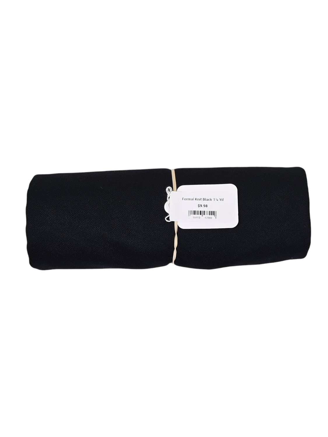 Formal Knit Black 1¼ Yd