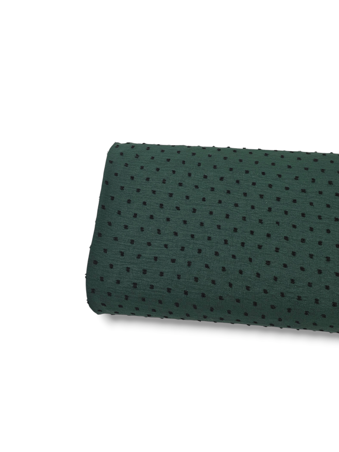 Poly Swiss Dot Pine Green