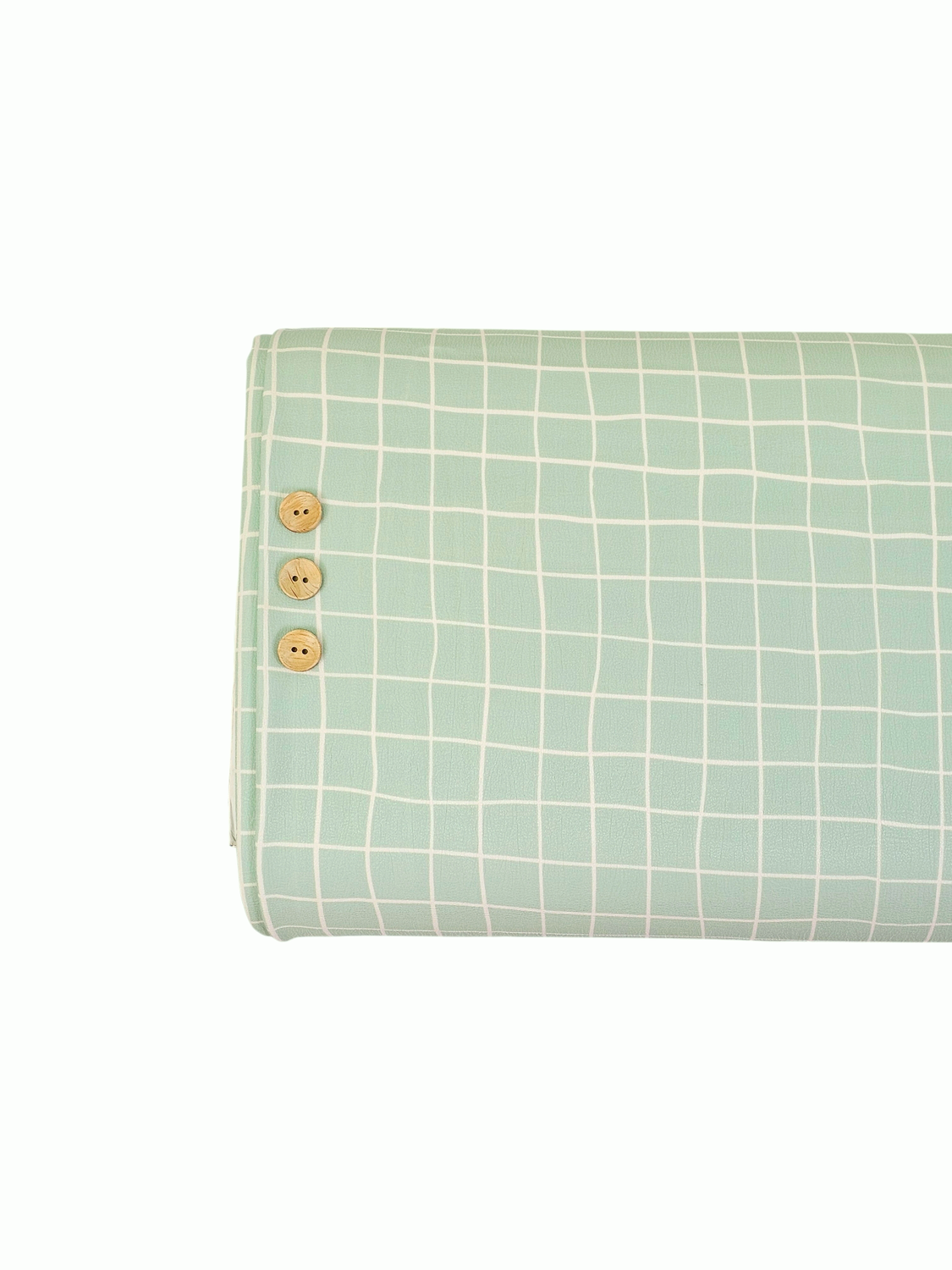 * Unique Design * Cloud Poly Ripple Tartan Seafoam