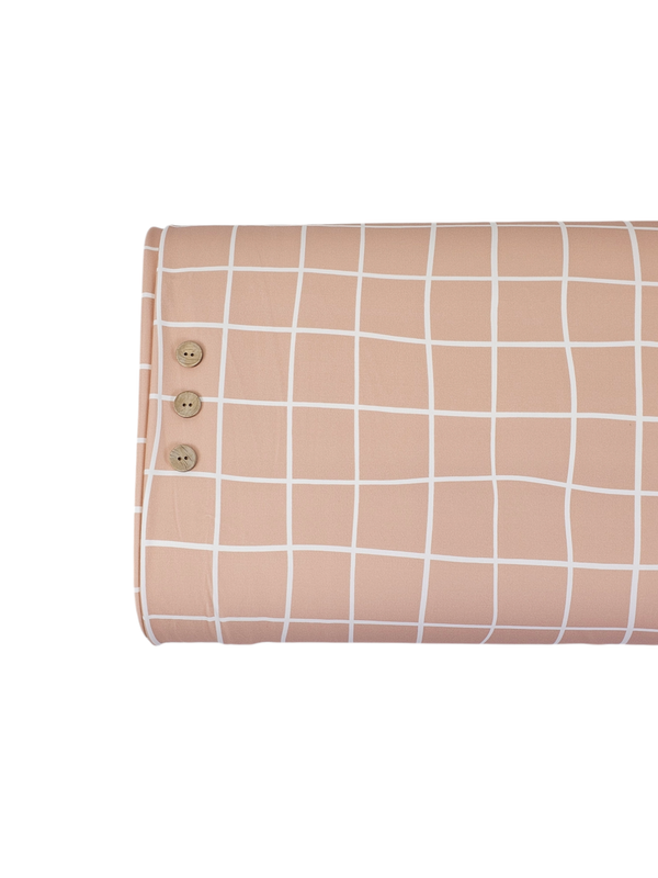 * Unique Design * Lou Lou Ripple Tartan Dusty Rose