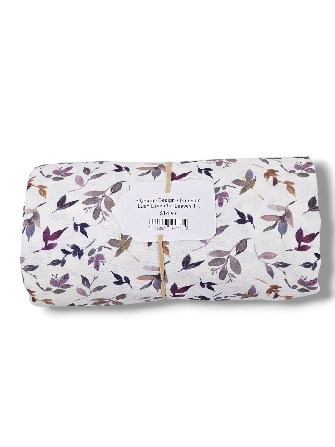 * Unique Design * Pineskin Lush Lavender Leaves 1½ Yards