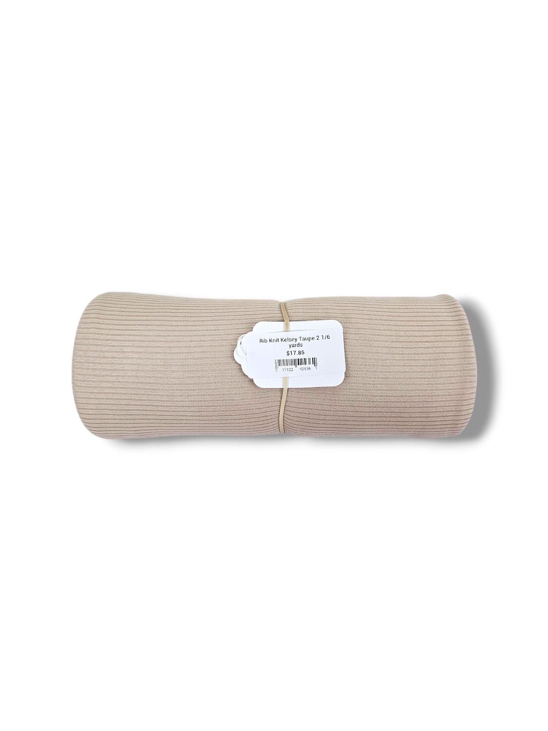 Rib Knit Kelsey Taupe 2 1/6 yards