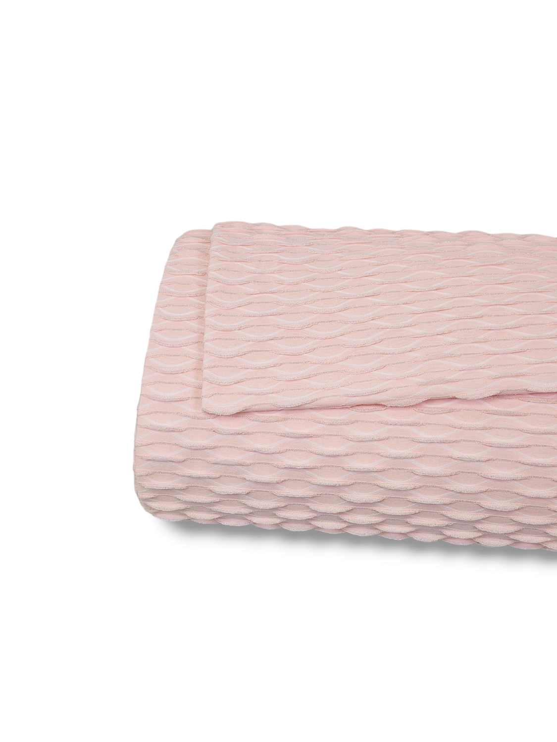 Jacquard Knit Wave Creole Pink