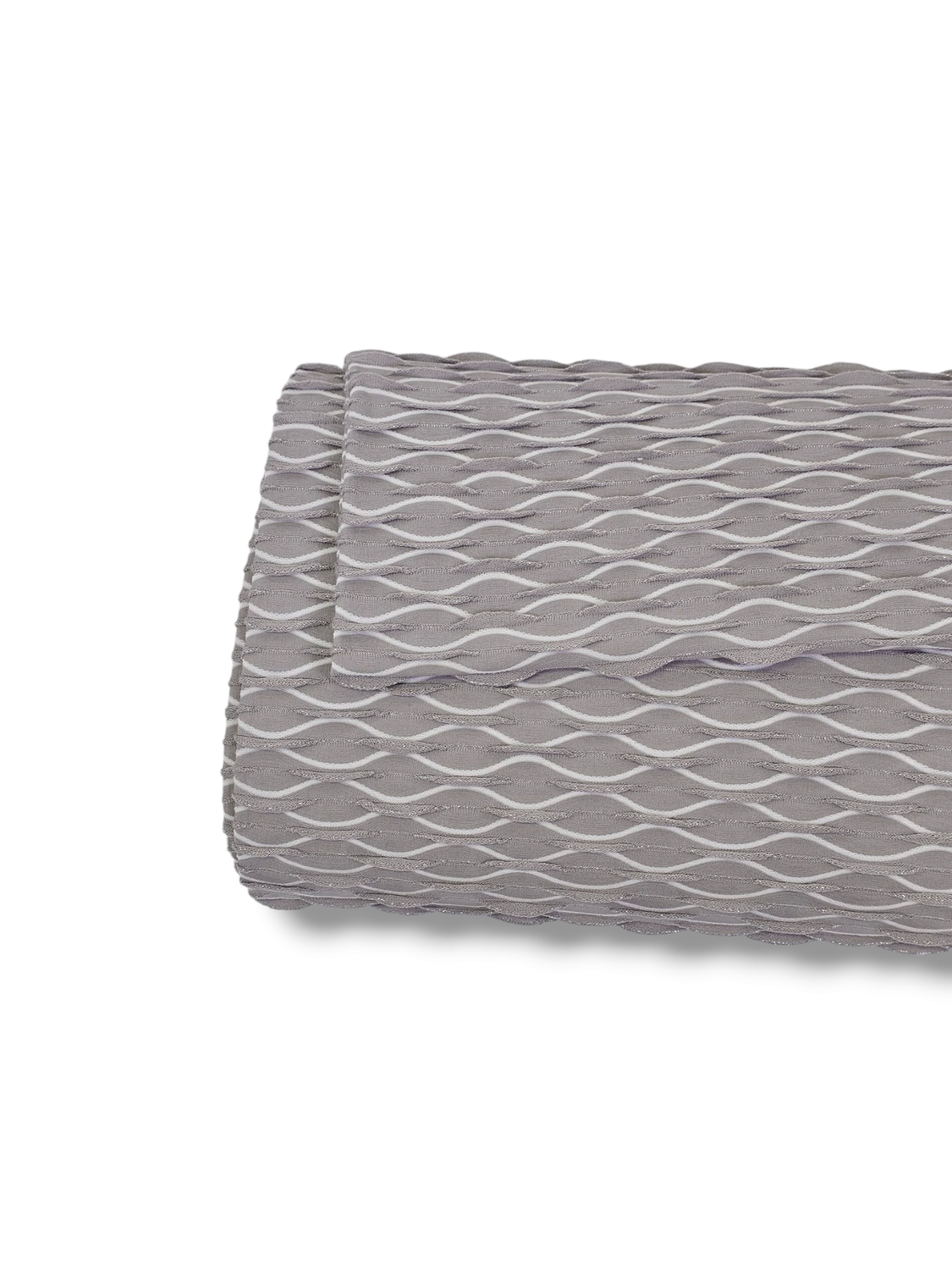 Jacquard Knit Wave Ash