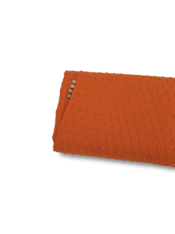 Poly Swiss Dot Orange
