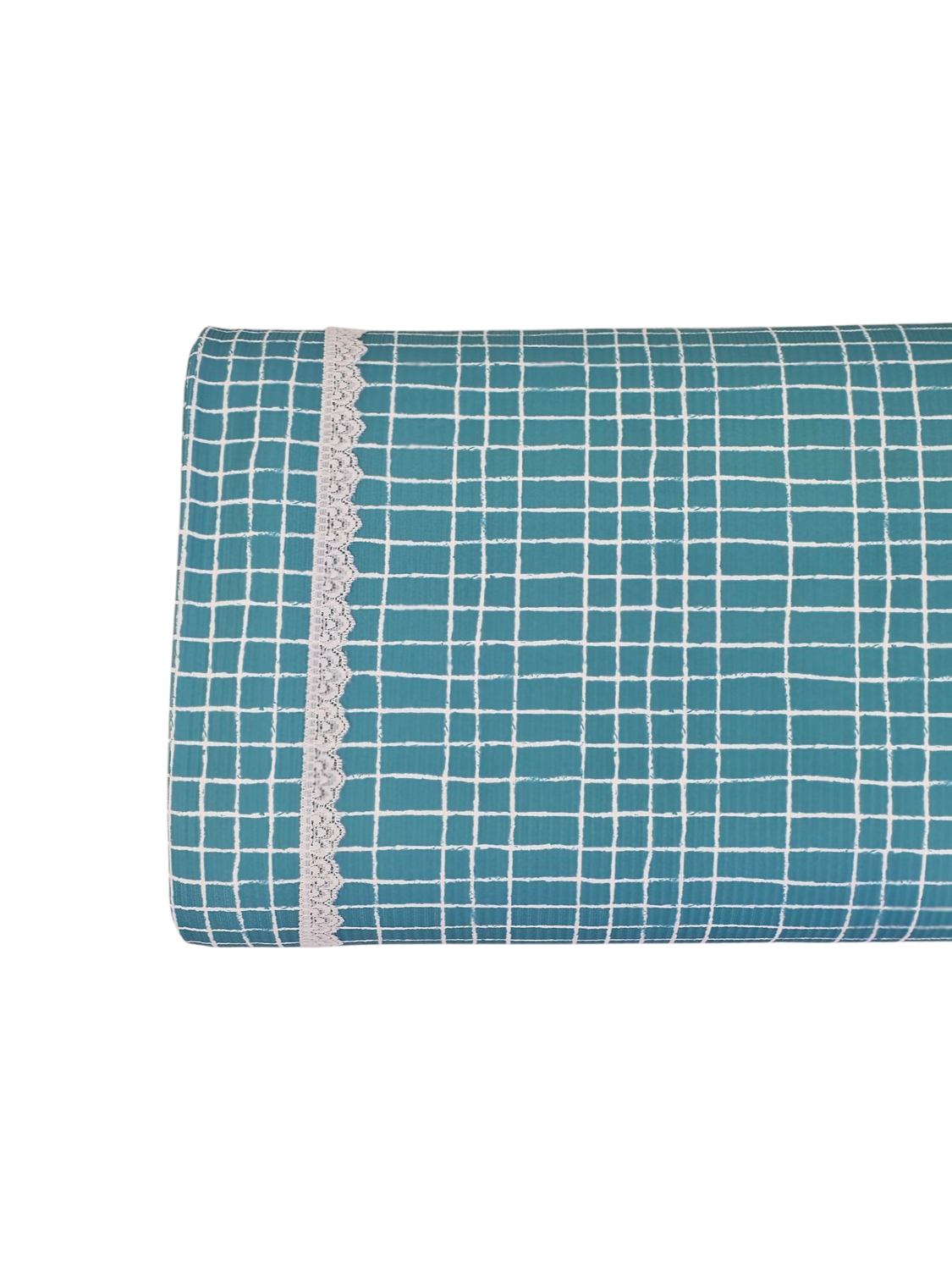* Unique Design * Willow Ribbed Knit Petite Plaid Teal