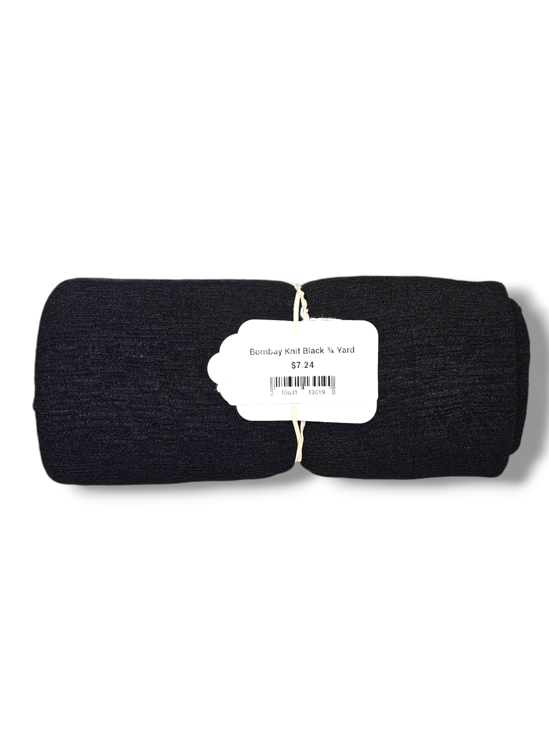 Bombay Knit Black ¾ Yard