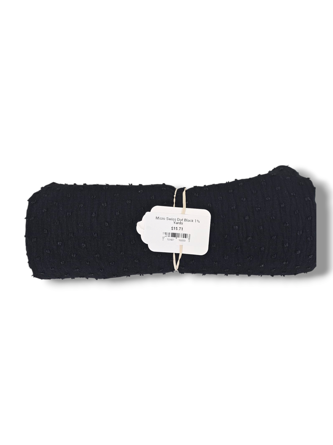 Micro Swiss Dot Black 1¾ Yards