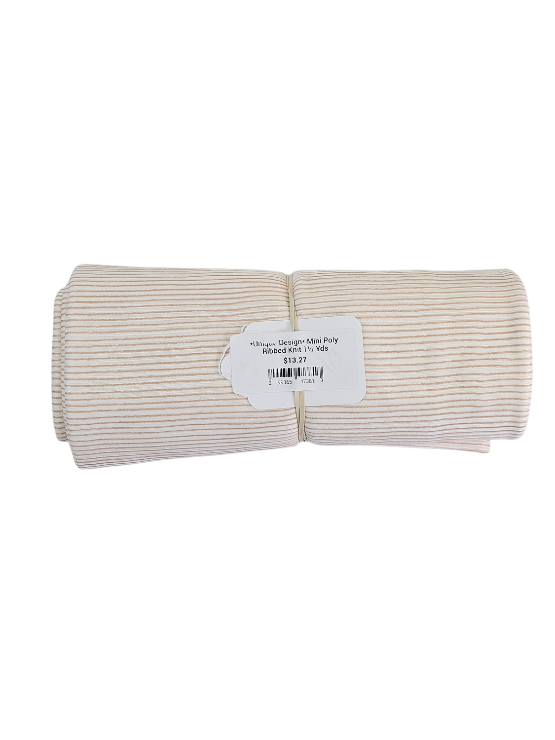 *Unique Design* Mini Poly Ribbed Knit 1⅓ Yds