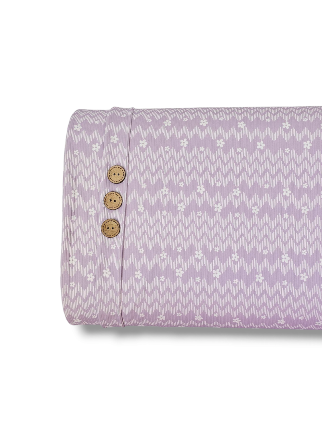 * Unique Design * Willow Ribbed Knit Chevron Blooms Lavender