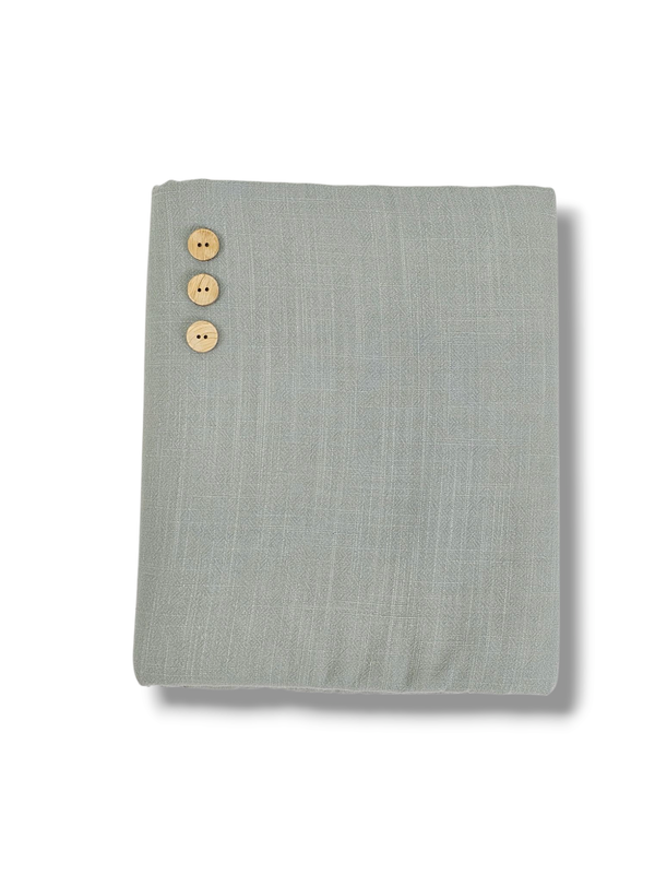 Linen Solid Silver Mist