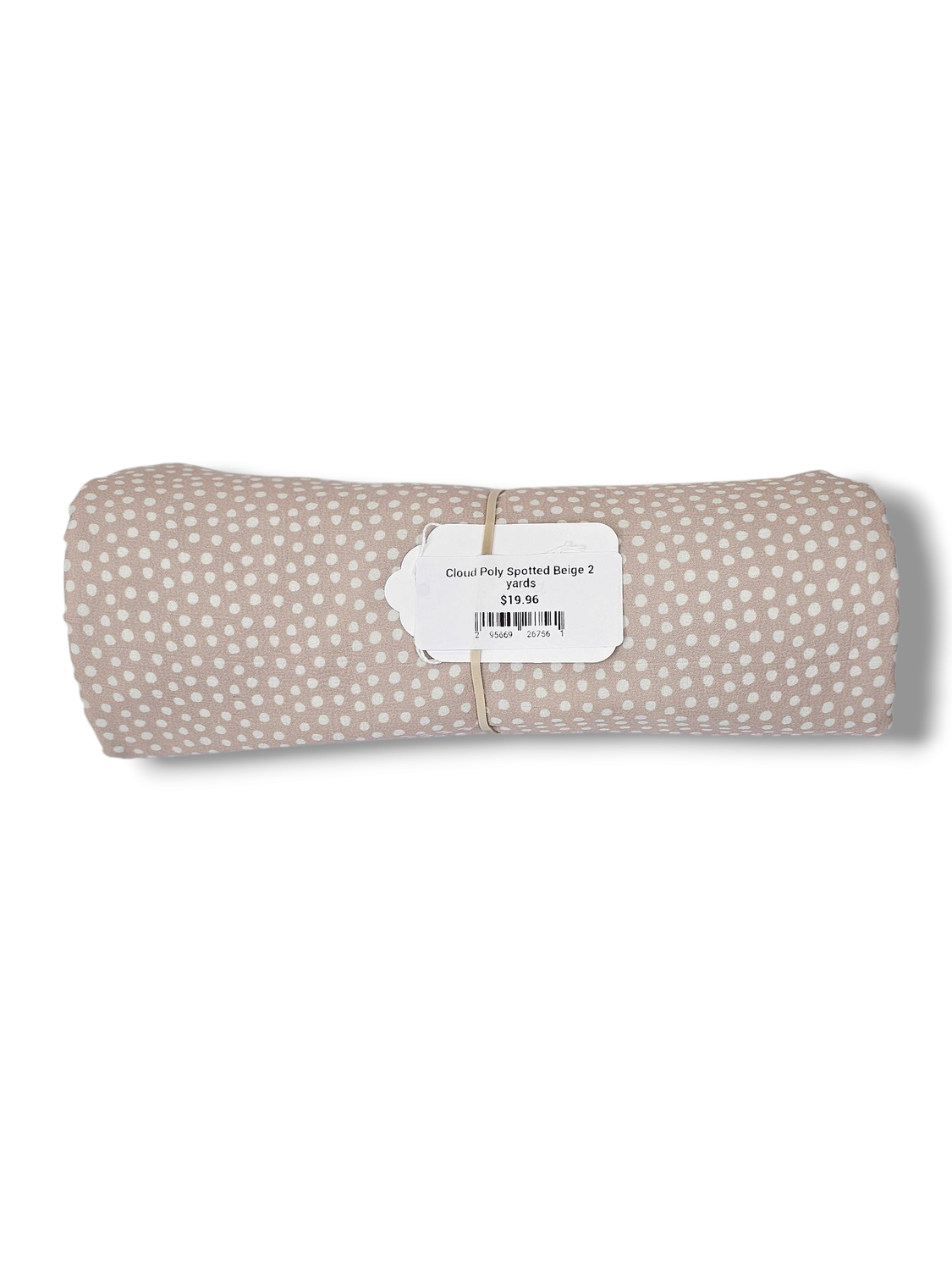 Cloud Poly Spotted Beige 2 yards