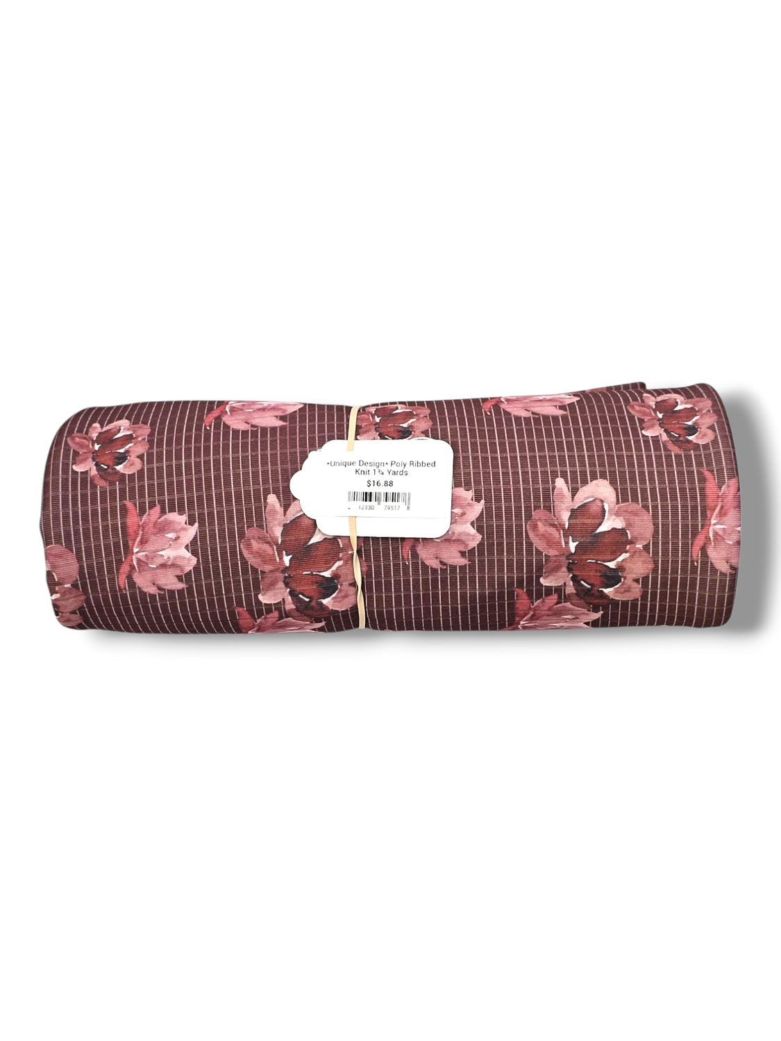 *Unique Design* Poly Ribbed Knit 1¾ Yards