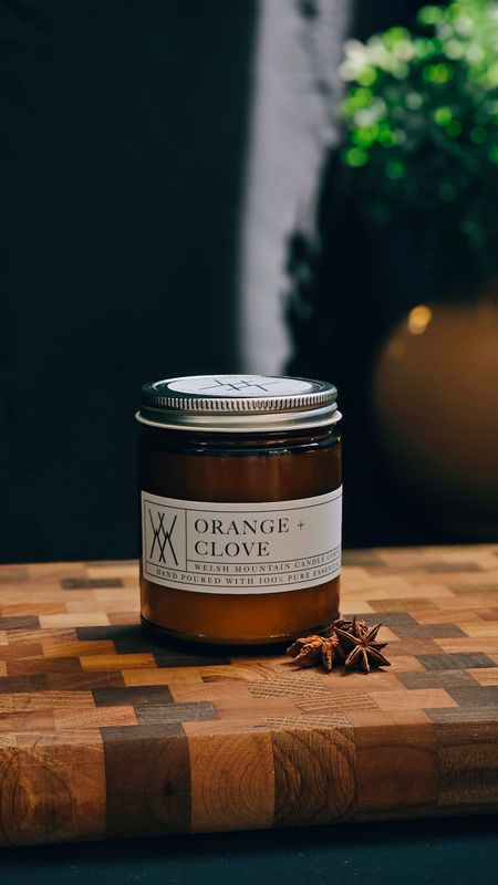 Orange + Clove Coconut Wax 8 oz.