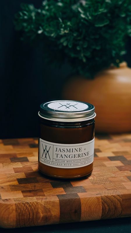 Jasmine + Tangerine Coconut Wax Candle 8 oz.