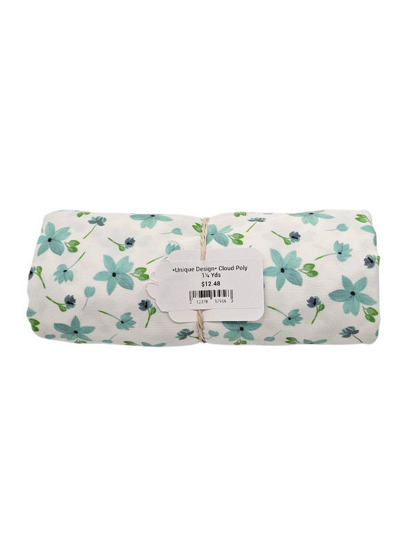 *Unique Design* Cloud Poly 1¼ Yds