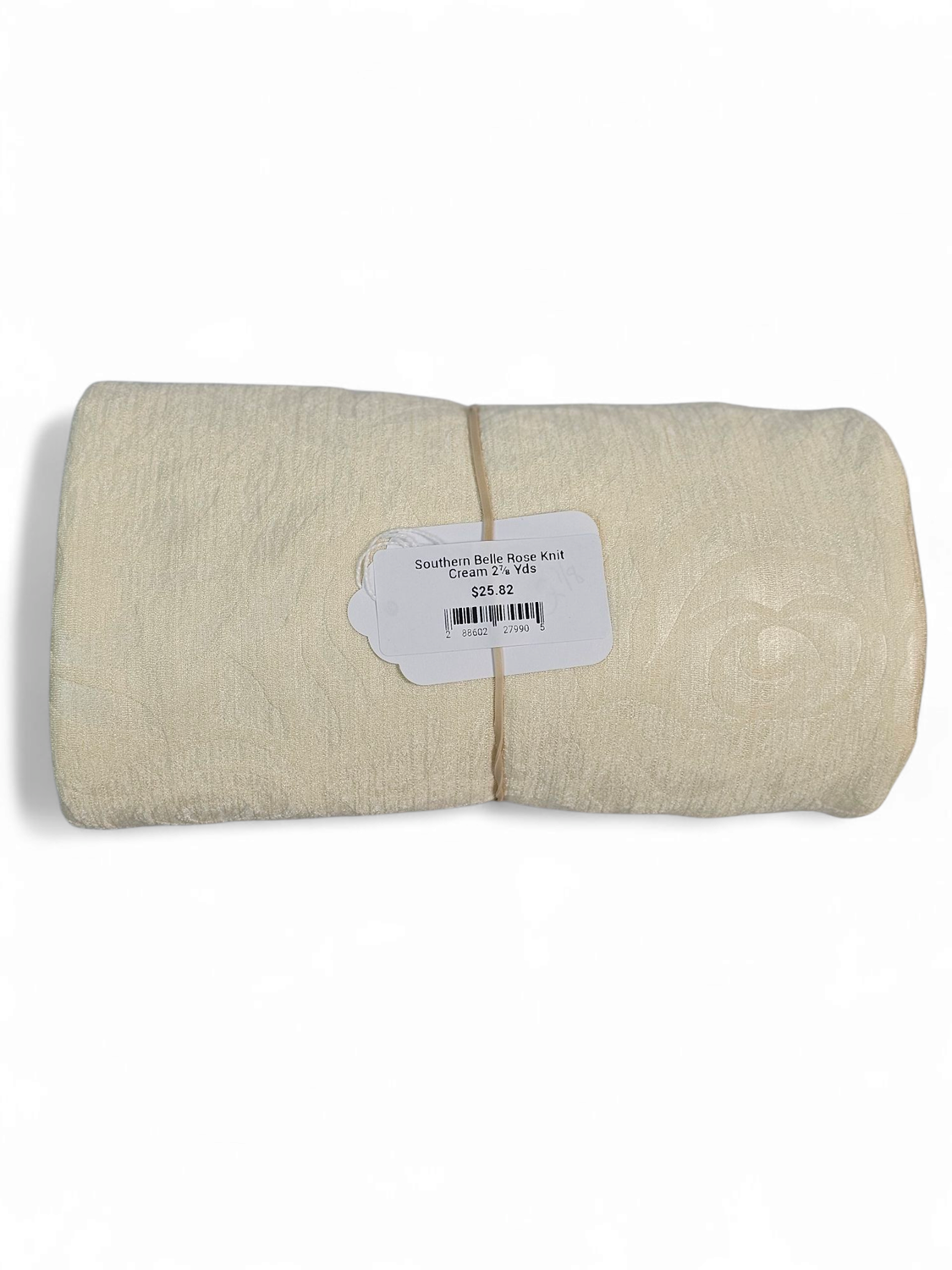 Southern Belle Rose Knit Cream 2⅞ Yds
