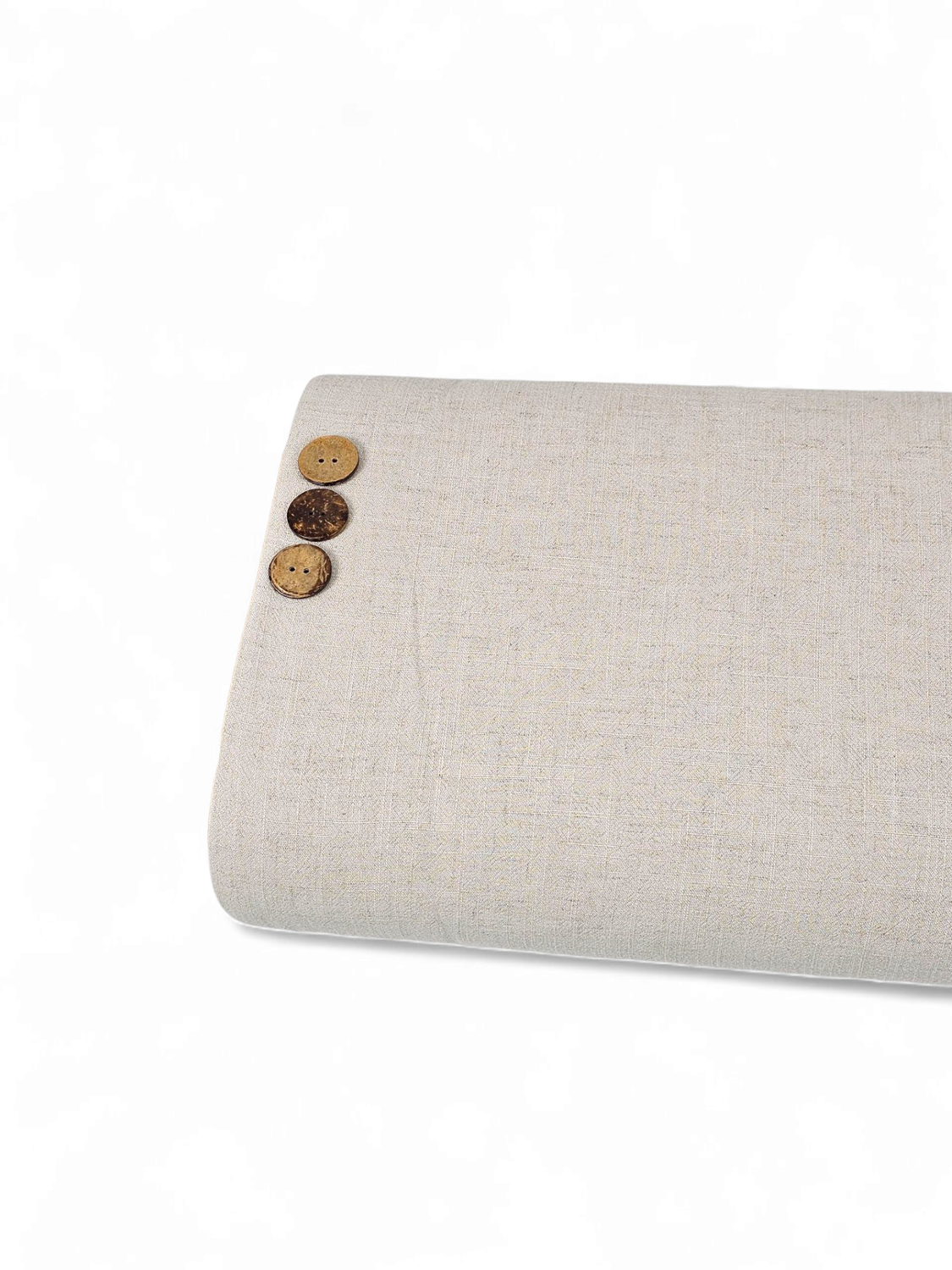 Linen Solid Silver ⅜ Yd